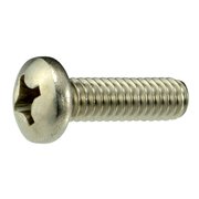 MIDWEST FASTENER #12-24 x 3/4 in Phillips Pan Machine Screw, Plain Stainless Steel, 10 PK 34543